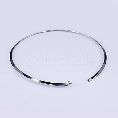 Tarnish Resistant 304 Stainless Steel Choker Necklaces NJEW-O094-38-1