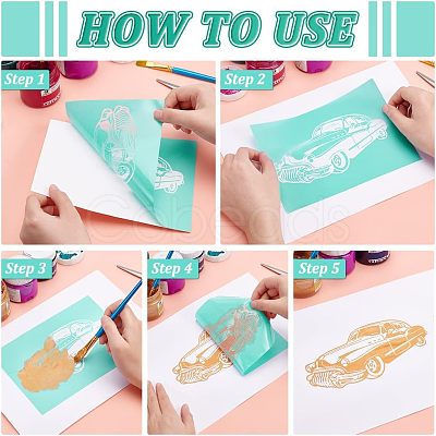 Self-Adhesive Silk Screen Printing Stencil DIY-WH0173-047-02-1