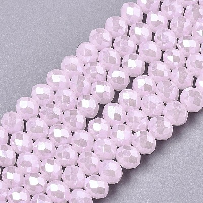 Electroplate Glass Beads Strands EGLA-A044-J2mm-A02-1