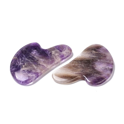 Natural Amethyst Gua Sha Boards G-O203-01-1