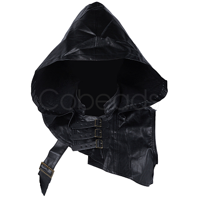 Imitation Leather Headwear for Pirate Costume AJEW-WH0415-61A-1