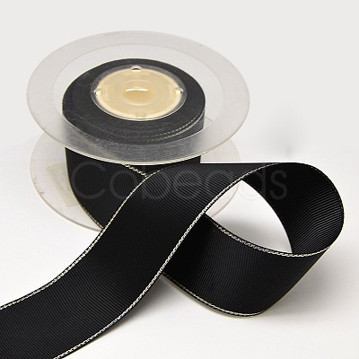 Wide Wired Grosgrain Ribbon for Gift Packing SRIB-L010-38mm-030-1