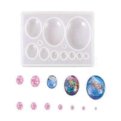 Silicone Cabochon Molds X-DIY-F035-02-1