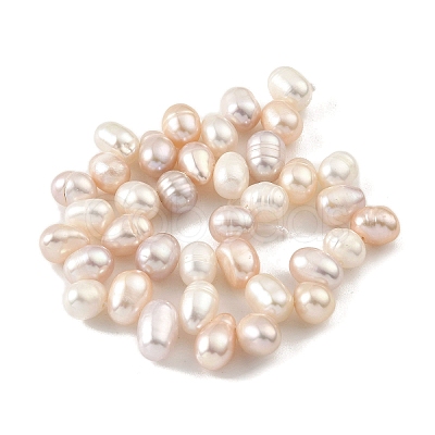 Natural Cultured Freshwater Pearl Beads Strands PEAR-A006-28C-1