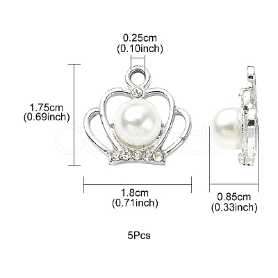 Alloy Crystal Rhinestone Pendants ALRI-YW0001-09-1