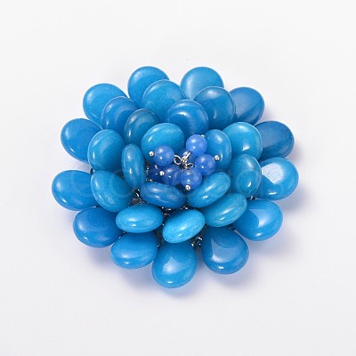 Dyed Jade Cabochons G-N0035-10-1