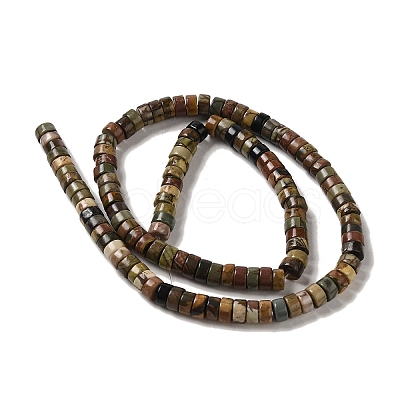 Natural Picasso Jasper Beads Strands G-Q161-D01-02-1