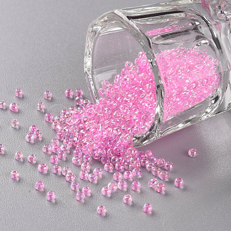 11/0 Grade A Transparent Glass Seed Beads X-SEED-N001-E-309-1
