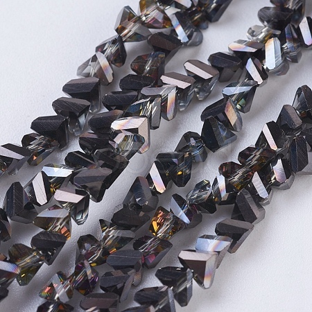 Electroplate Glass Beads Strands EGLA-J145-4mm-HP02-1