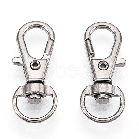 Alloy Swivel Lobster Claw Clasps FIND-T069-01A-P-1