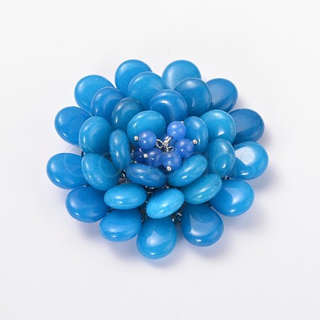 Dyed Jade Cabochons G-N0035-10-1