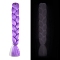 Luminous High Temperature Fiber Long Braids Wig Hair, Glow in the Dark Wig Braids, Lilac, 600mm