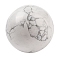 Natural Howlite Sphere Beads, No Hole/Undrilled, Round Ball Beads, 30~31mm