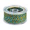 Braided Nylon Cord, for Jewelry Making, Round, Dark Turquoise, 5mm, about 8.75 Yards(8m)/Roll