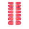 Full Wrap Gradient Nail Polish Stickers, Self-adhesive, for Fingernails Toenails Nail Tips Decoration, Colorful, 10x5.5cm