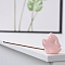 Rabbit Ceramic Incense Burners Holder, Aromatherapy Furnace Home Decor, Pink, 40x25x42mm