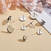 304 Stainless Steel Stud Earrings Findings STAS-CJ0001-52-5