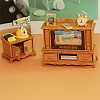 Cute Dollhouse Living Room Sofa TV Sets PW-WG55999-01-2