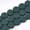 Spray Painted Non-magnetic Synthetic Hematite Beads Strands G-T116-01A-14-1