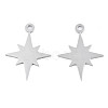 Tarnish Resistant 201 Stainless Steel Pendants STAS-N095-017-1