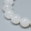 Natural White Agate Beads Strands G-D0005-27-10mm-3