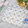 Square Mosaic Aluminum Plastic Self-Adhesive Wall Stickers DIY-WH0257-15A-2