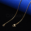 Vacuum Plating 304 Stainless Steel Coreana Chain Necklace NJEW-S420-005D-G-4