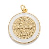 Brass Enamel Pendants KK-G399-02-2