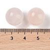 Natural Rose Quartz No Hole Sphere Beads G-K353-04C-01-3