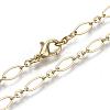 Brass Cable Chains Necklace Making MAK-S072-16A-KC-1