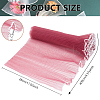 4M Polyester Pleated Lace Trim OCOR-WH0088-24C-2