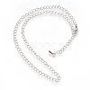 Tarnish Resistant 304 Stainless Steel Cable Chain Necklaces NJEW-P225-02P-1