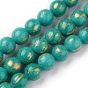 Natural Mashan Jade Beads Strands G-F670-A01-12mm-2