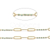Golden Plated Handmade Enamel Beaded Chains CHC-H101-01G-K-2
