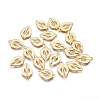 Electroplated Iron Charms X-IFIN-I030-01G-1