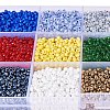 8/0 Round Glass Seed Beads Sets SEED-PH0007-01-5