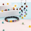 100Pcs 7 Style Natural Mixed Gemstone Beads G-LS0001-59-6