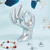 Resin Mannequin Hand Jewelry Display Holder Stands RDIS-WH0009-015A-3