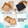 Kraft Paper Cardboard Jewelry Set Boxes CBOX-BC0001-10-4