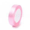 Breast Cancer Pink Awareness Ribbon Making Materials Satin Ribbon for Hairbows Headband X-RC20mmY004-1