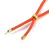 Nylon Cords Necklace Making AJEW-P116-03G-17-2