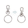 Alloy Swivel Lobster Claw Clasps FIND-TA0001-01P-5