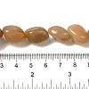 Natural Red Aventurine Beads Strands G-B078-D36-04-5