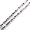201 Stainless Steel Link Chain Necklaces STAS-F028-07-3
