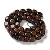 Natural Mahogany Obsidian Beads Strands G-P497-01D-02-3