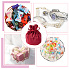 BENECREAT 7Pcs 7 Colors Velvet Jewelry Drawstring Gift Bags ABAG-BC0001-39-6