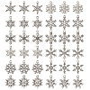 120Pcs 12 Style Tibetan Style Alloy Pendants FIND-TA0003-27-2