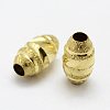 Brass Textured Beads KK-J270-61C-2