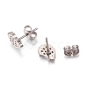 304 Stainless Steel Stud Earrings EJEW-N045-03P-3