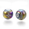 Electroplate Glass Beads EGLA-S173-07A-1